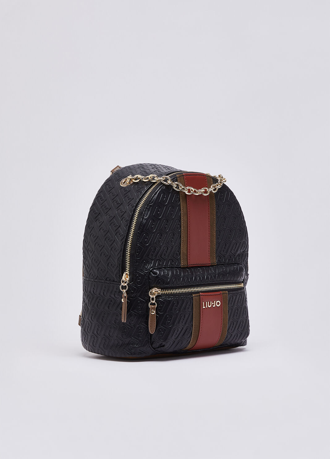 Rucksack mit Monogramm-Logo schwarz Liu Jo - large image number 2