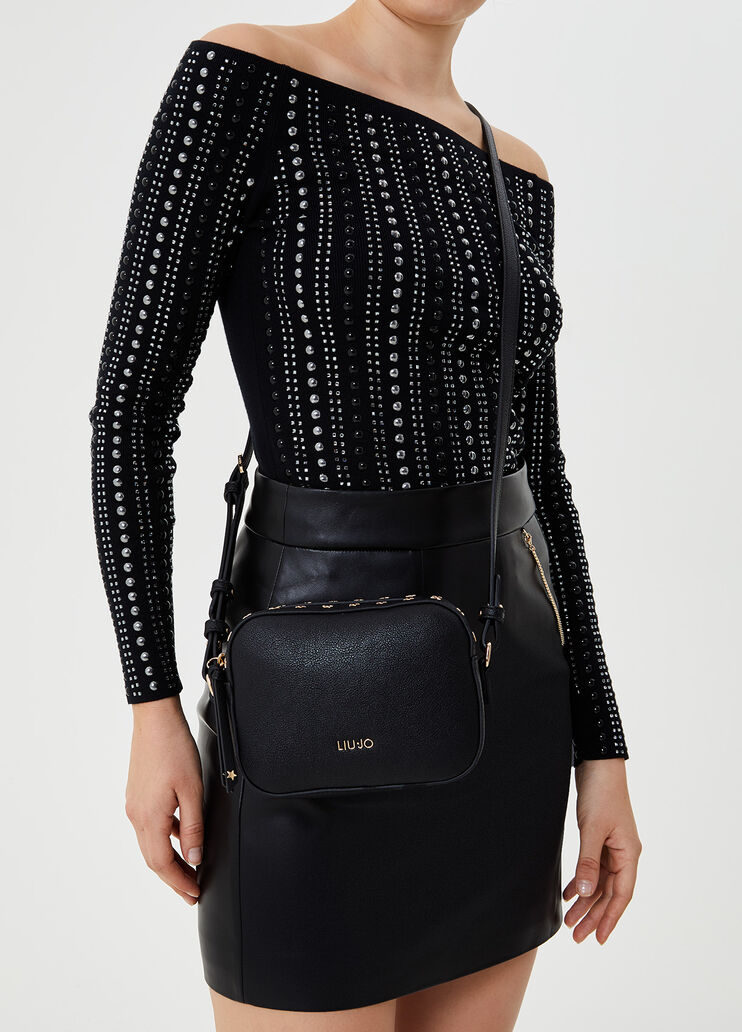 Bandolera  Negro Liu Jo - large image number 1