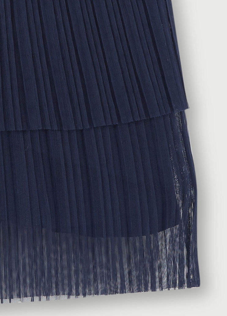 Pleated midiskirt Blue Liu Jo - large image number 2