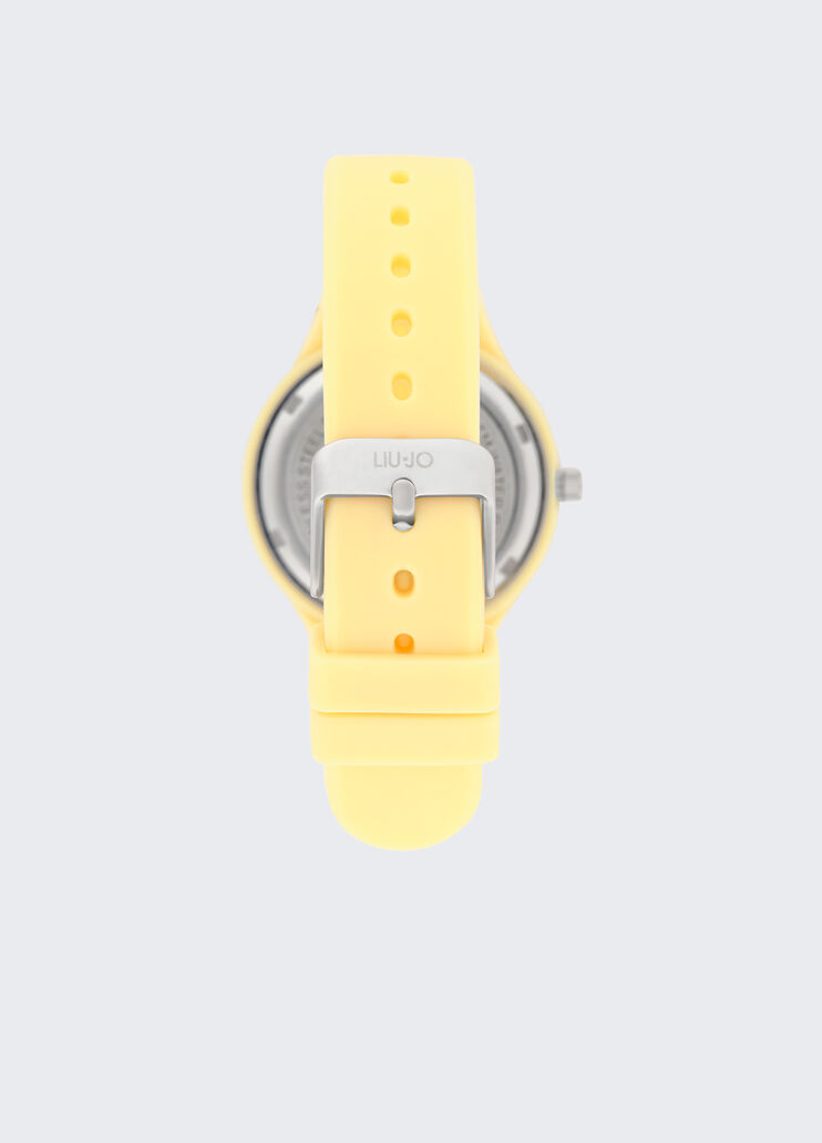 Silicone watch with brill yellow Liu Jo - large image number 1 Silicone watch with brill yellow Liu Jo - large image number 1