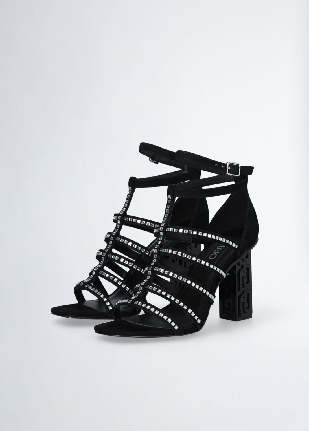 Sandals with branded heel black Liu Jo - large image number 5