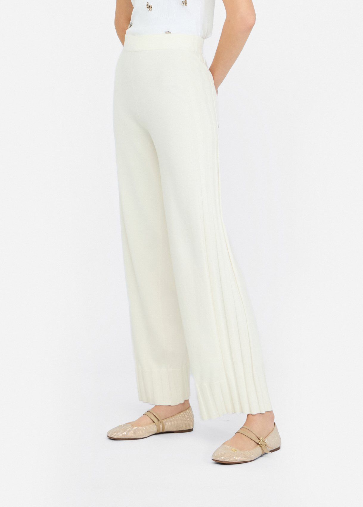 Liu Jo Better trousers colour milk white | Liu Jo