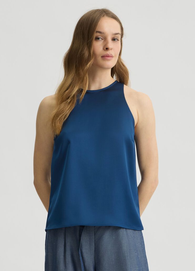 Blue top with bow  sapphire blue Liu Jo - medium Blue top with bow  sapphire blue Liu Jo - medium