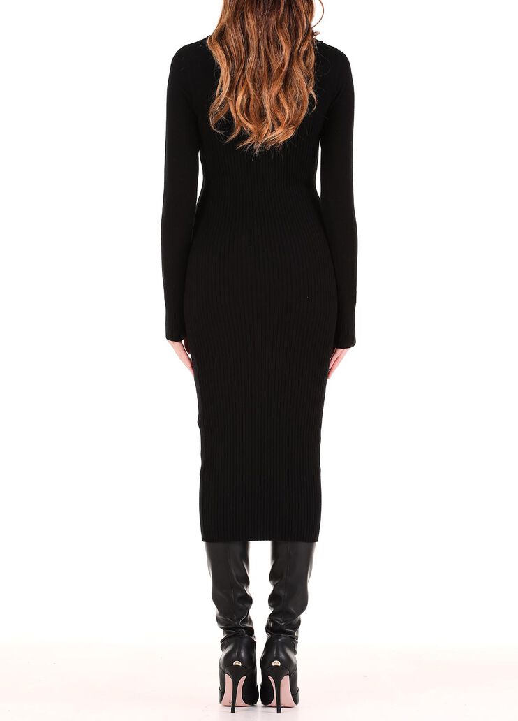 Robe en maille écoconçue noir Liu Jo - large image number 1