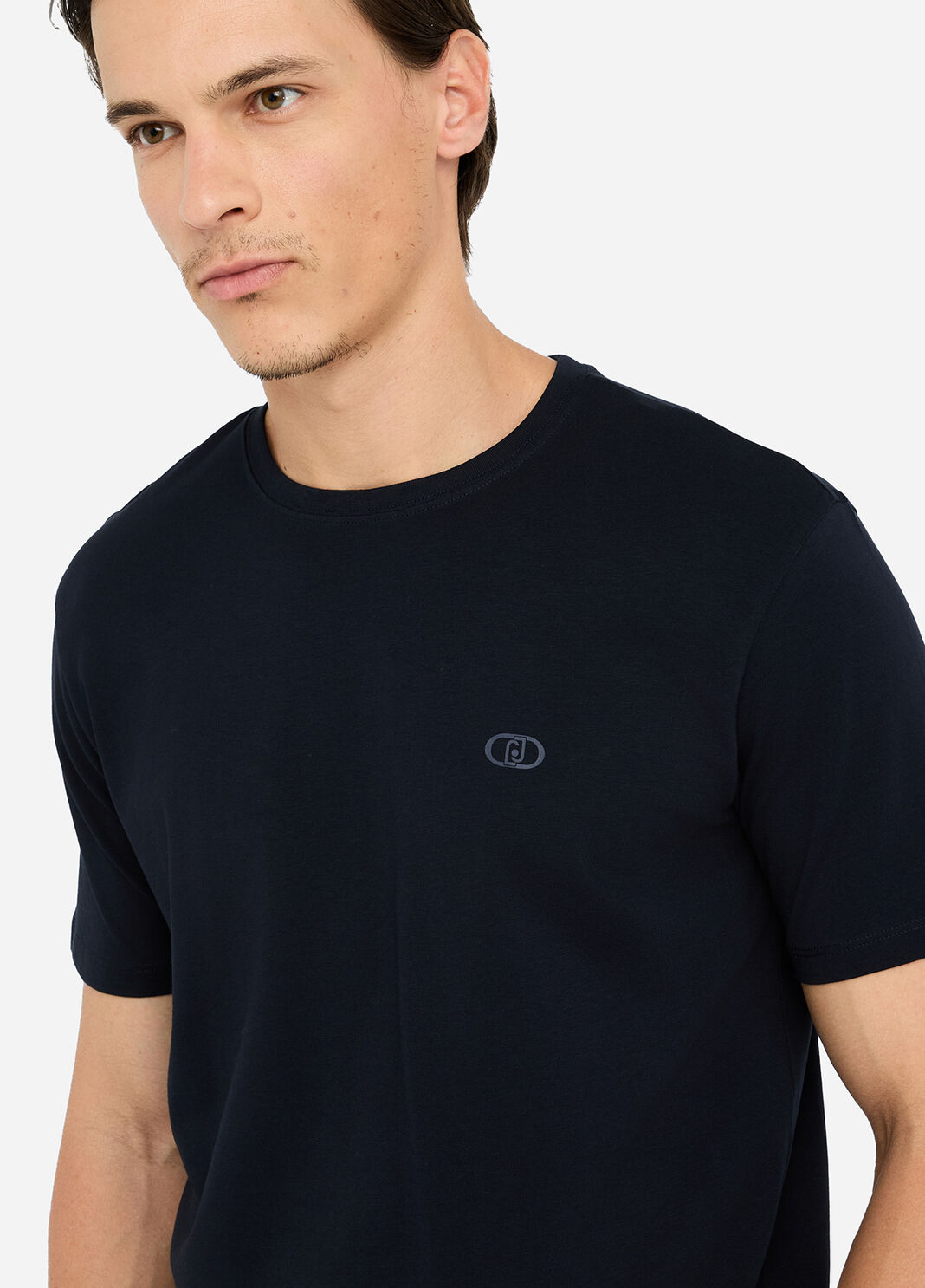 Pure cotton T-shirt dark blue Liu Jo - large image number 2