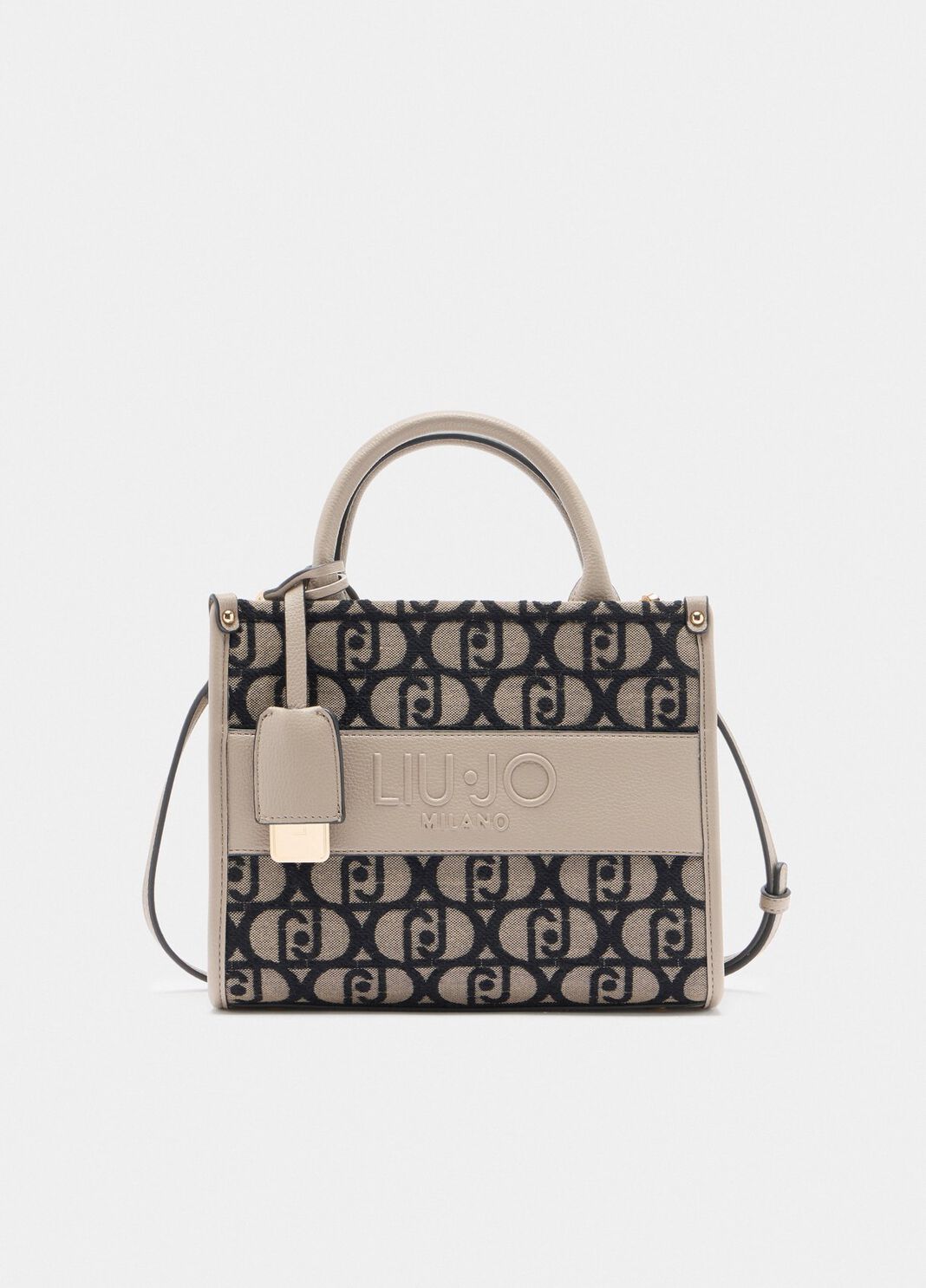 Small jacquard bag dark grey Liu Jo - large image number 1