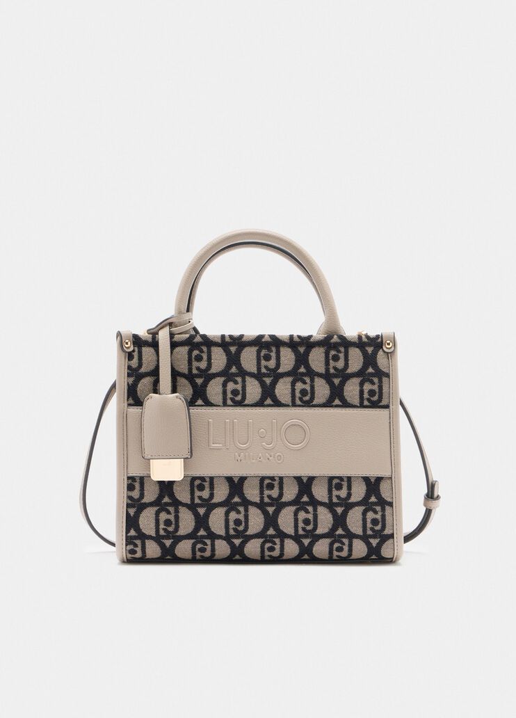 Bolso pequeño jacquard gris oscuro Liu Jo - medium Bolso pequeño jacquard gris oscuro Liu Jo - medium