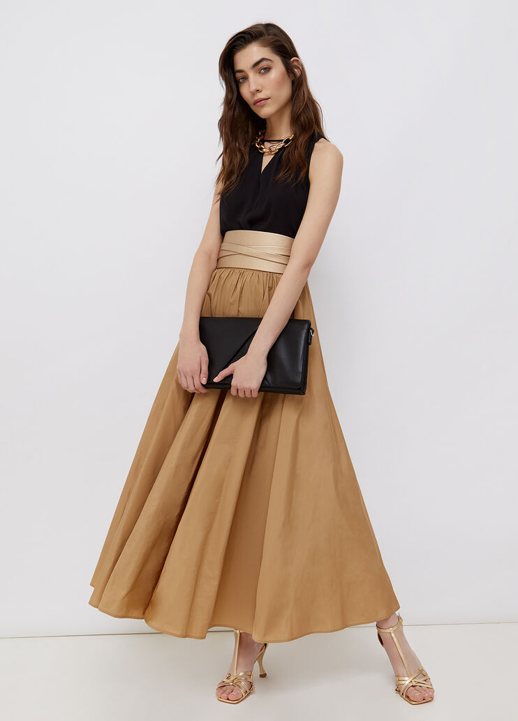 Langer Taftrock Beige Liu Jo - large image number 3