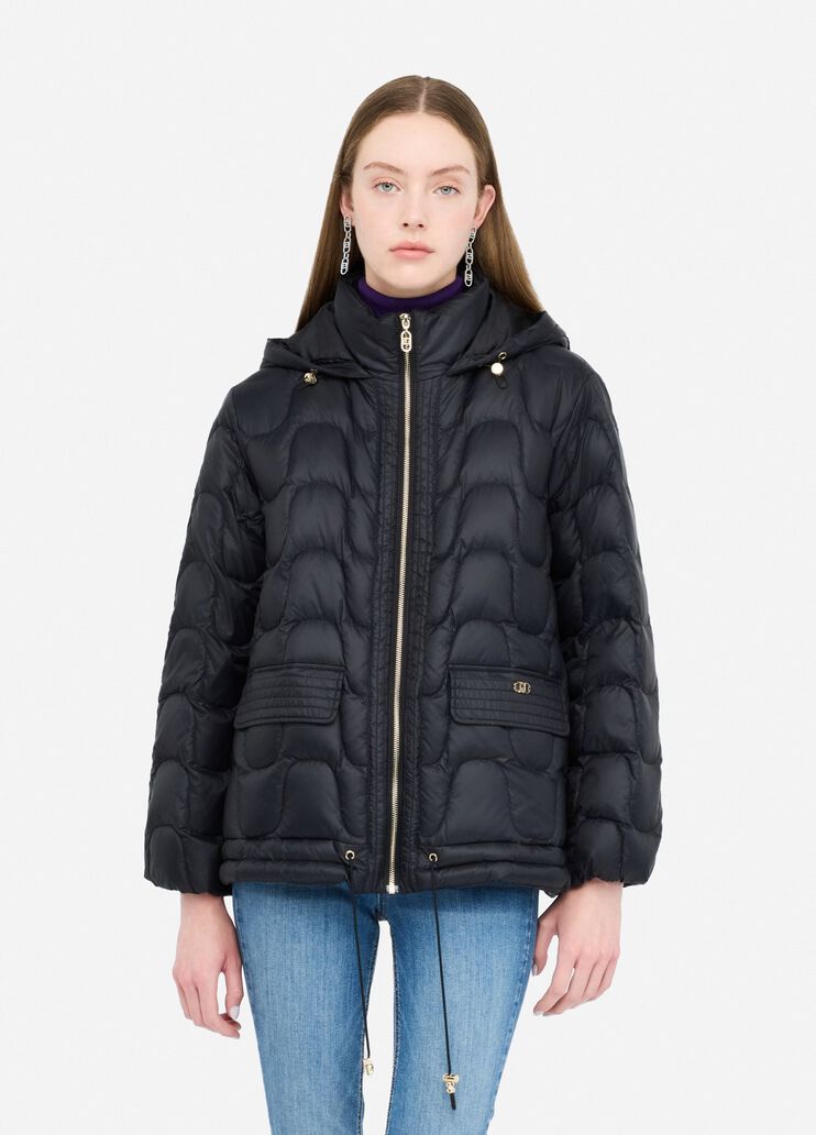 Quilted nylon short coat black Liu Jo - medium Quilted nylon short coat black Liu Jo - medium