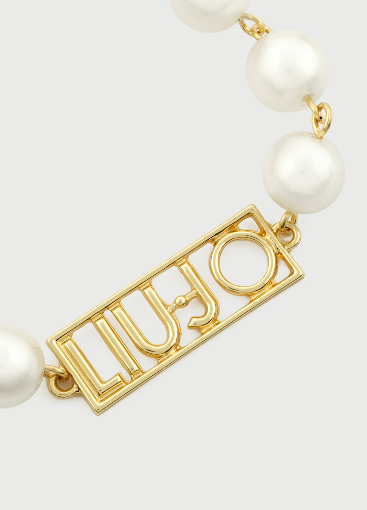 Bracelet with pearls gold-tone Liu Jo - large image number 1 Bracelet with pearls gold-tone Liu Jo - large image number 1