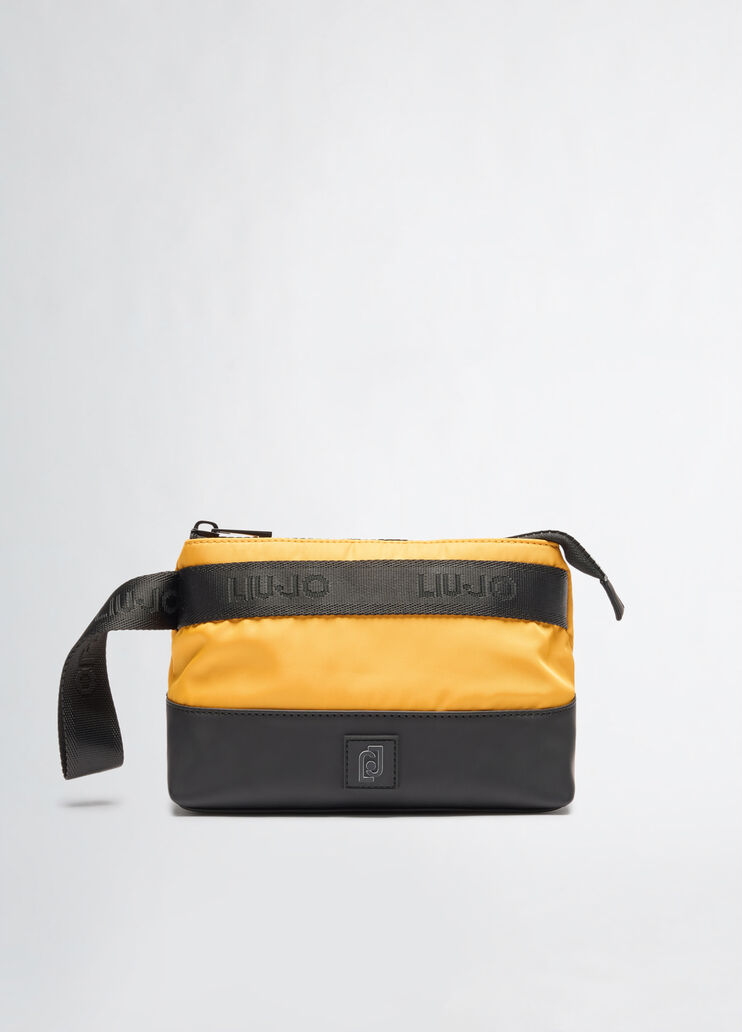 Two-tone toiletry bag yellow Liu Jo - medium Two-tone toiletry bag yellow Liu Jo - medium