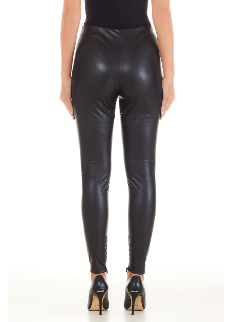 Skinny-Hose aus beschichtetem Gewebe Schwarz Liu Jo - large image number 1