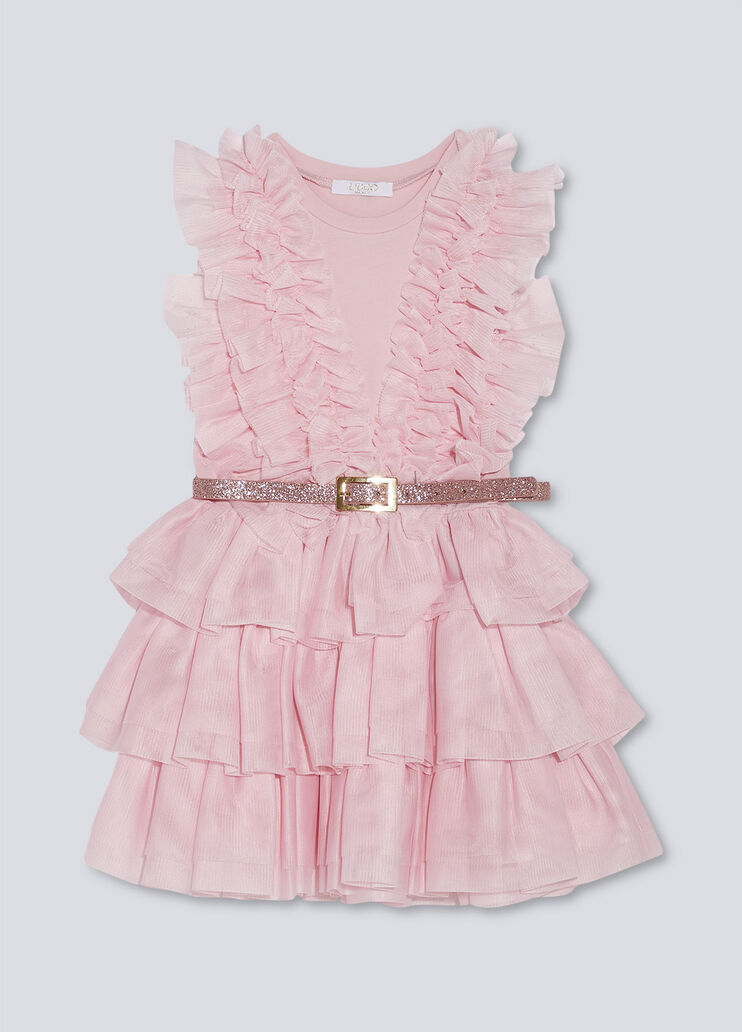 Short tulle dress light pink Liu Jo - large image number 0 Short tulle dress light pink Liu Jo - large image number 0
