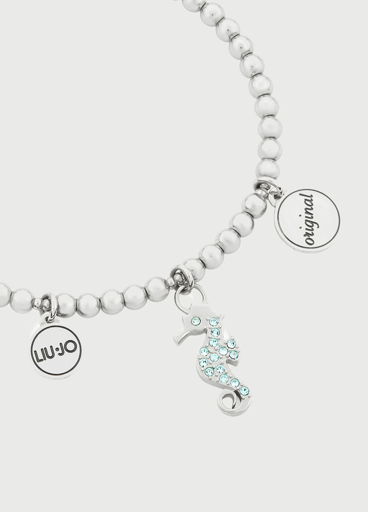 Armband mit Seepferd Stahlgrau Liu Jo - large image number 1