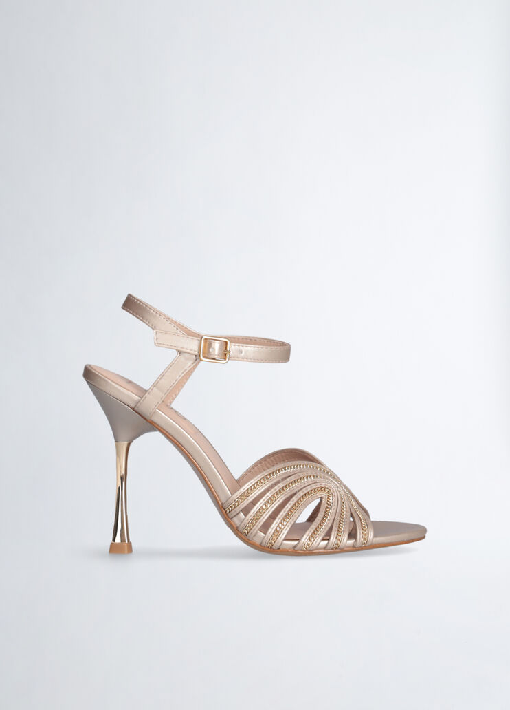 Chain sandals with heel gold-colour Liu Jo - medium Chain sandals with heel gold-colour Liu Jo - medium