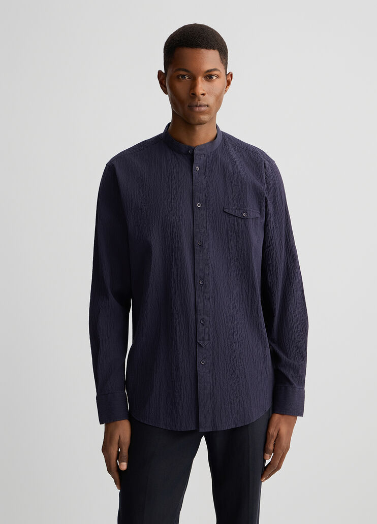 Dark blue Mandarin-collar shirt dark blue Liu Jo - medium Dark blue Mandarin-collar shirt dark blue Liu Jo - medium