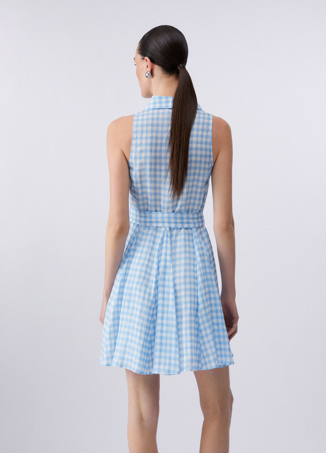 Short vichy dress gingham Liu Jo - large image number 1