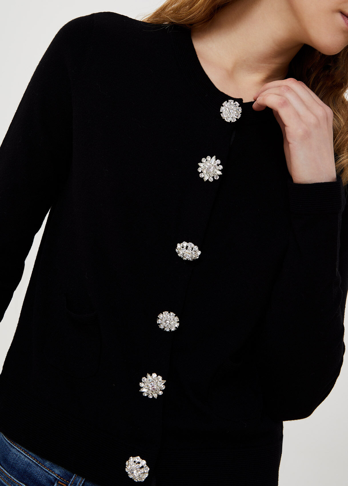 Liu top jo cardigan