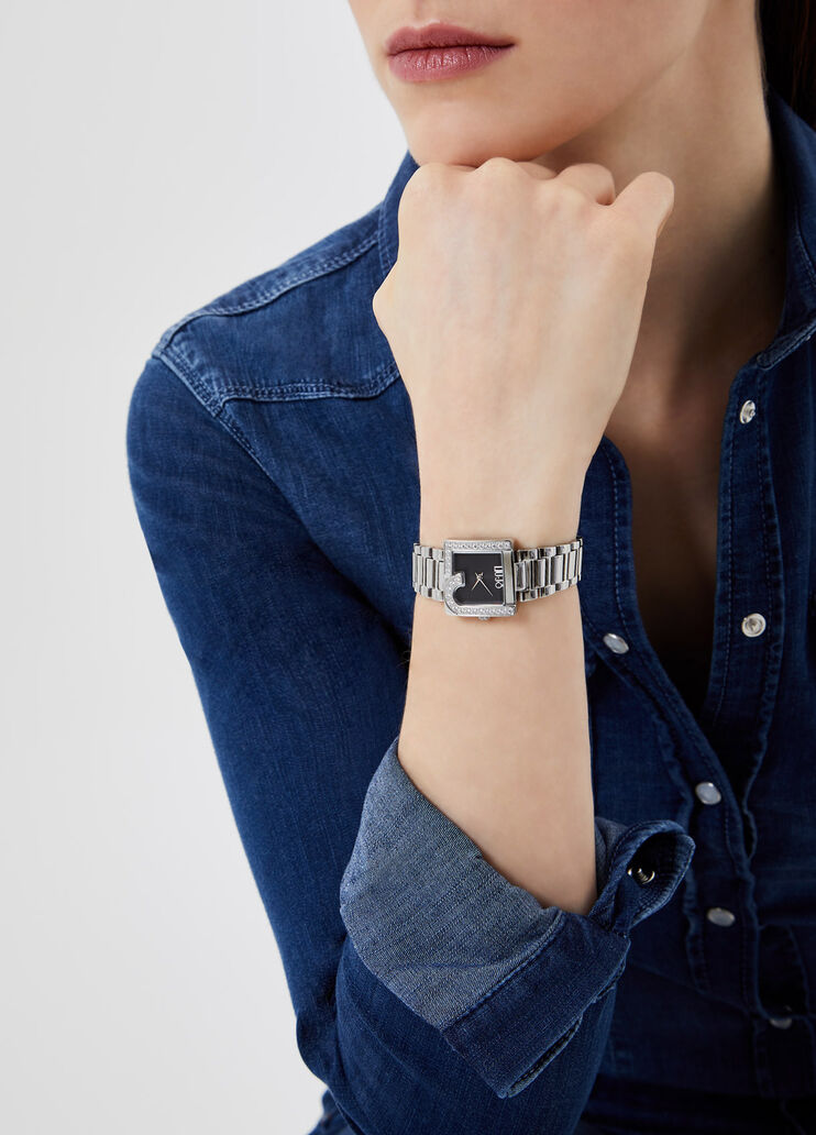 Armbanduhr aus Stahl mit Logo  Liu Jo - large image number 1 Armbanduhr aus Stahl mit Logo  Liu Jo - large image number 1