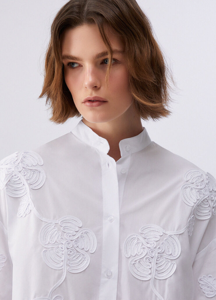 Shirt with embroidery white Liu Jo - medium