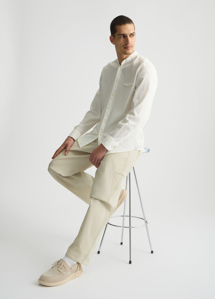 White Mandarin-collar shirt white Liu Jo - medium White Mandarin-collar shirt white Liu Jo - medium