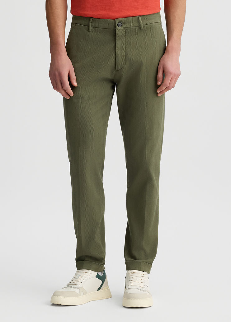 Slim fit chinos olive green Liu Jo - large image number 0 Slim fit chinos olive green Liu Jo - large image number 0