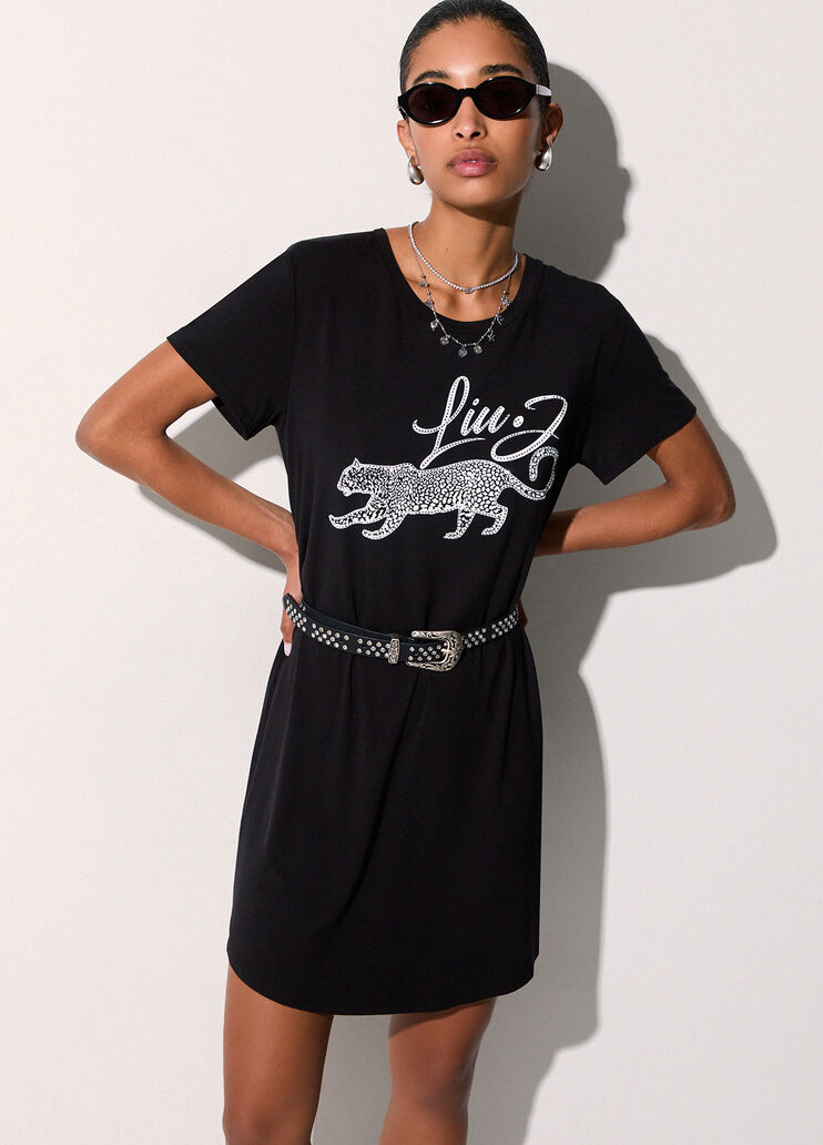 Short jersey dress black Liu Jo - medium