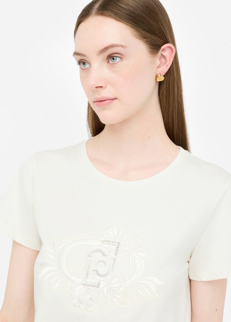 T-Shirt Liu Jo Better Weiß/Blumen Liu Jo - large image number 2 T-Shirt Liu Jo Better Weiß/Blumen Liu Jo - large image number 2