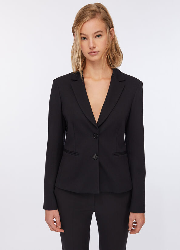 Blazer mit Logo-Gürtel Schwarz Liu Jo - large image number 0