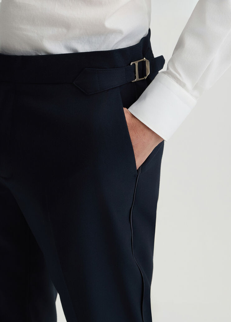 Men's tuxedo trousers dark blue Liu Jo - large image number 2 Men's tuxedo trousers dark blue Liu Jo - large image number 2