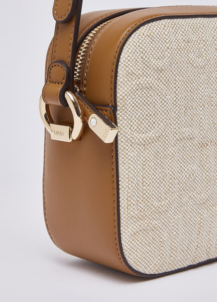 Medium jute crossbody bag beige Liu Jo - medium