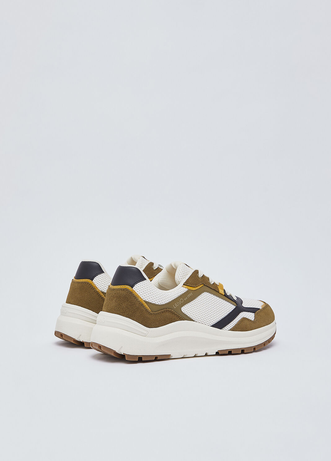 Herren-Sneaker aus Veloursleder und Mesh braun Liu Jo - large image number 2
