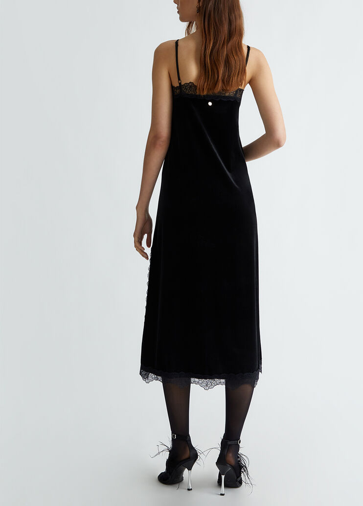 Velvet dress black Liu Jo - medium Velvet dress black Liu Jo - medium