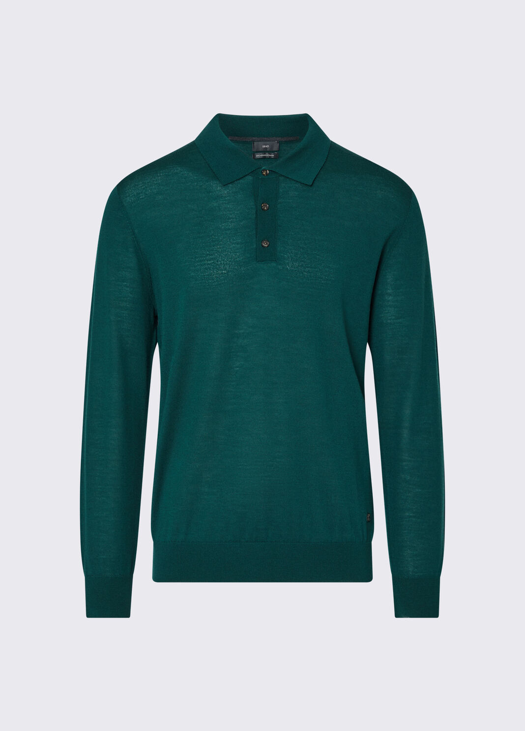 Merino Wool Polo forest green Liu Jo - large image number 6