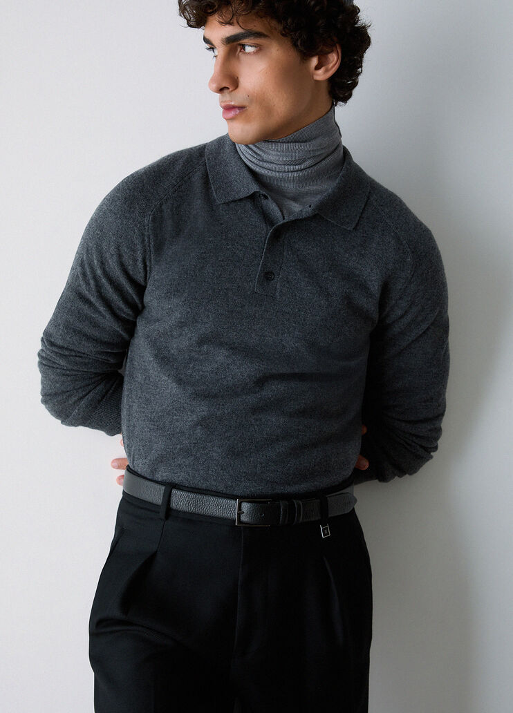 Belt in leather black Liu Jo - medium