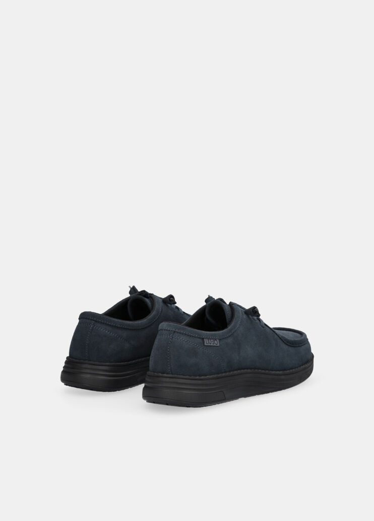 Suede lace-up loafers navy blue Liu Jo - large image number 2 Suede lace-up loafers navy blue Liu Jo - large image number 2
