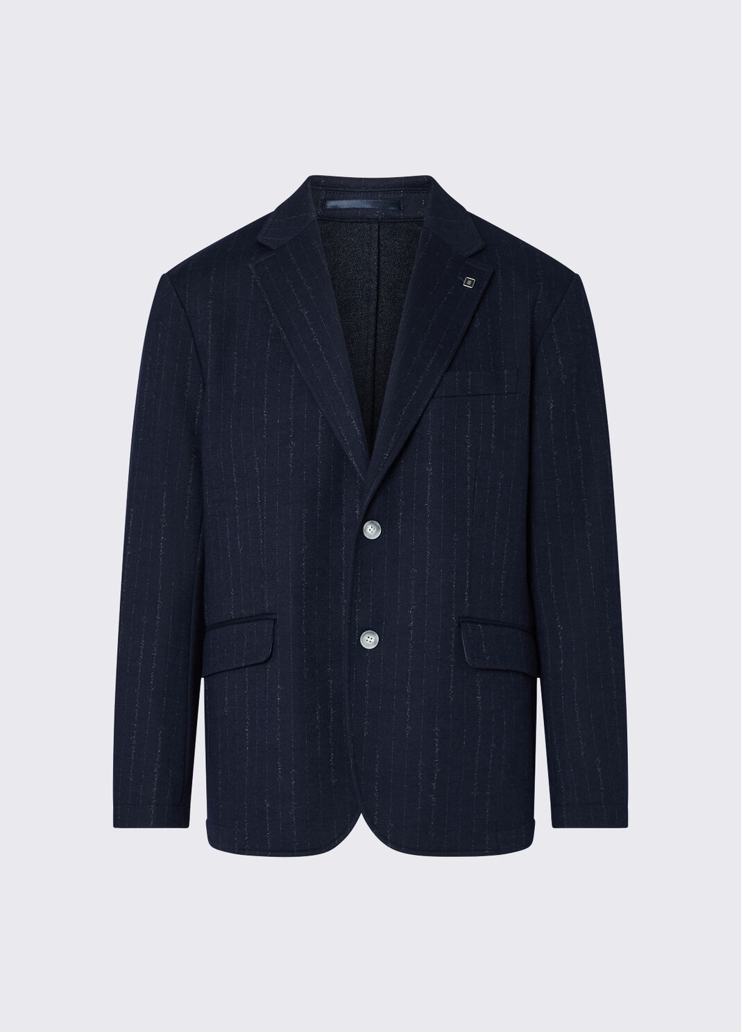 Pinstripe relaxed fit jacket dark blue Liu Jo - large image number 6