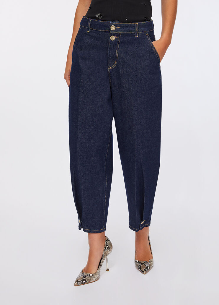 Vaqueros tobilleros abullonados lavado clásico Liu Jo - medium Vaqueros tobilleros abullonados lavado clásico Liu Jo - medium