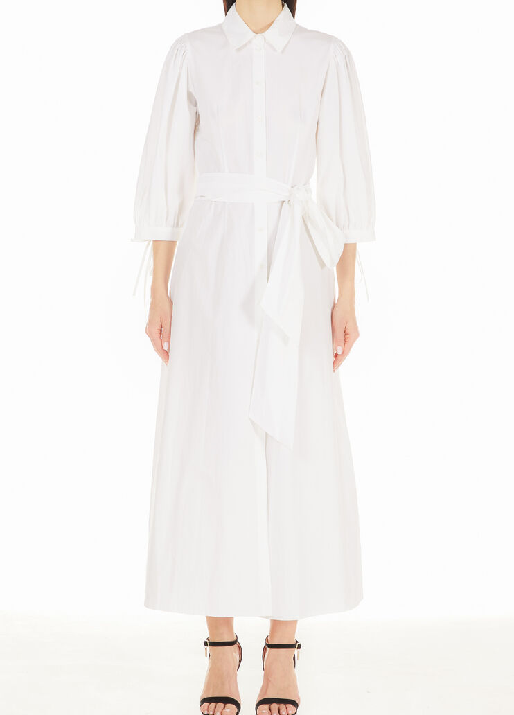 Long dress with belt Optic White Liu Jo - large image number 0 Long dress with belt Optic White Liu Jo - large image number 0