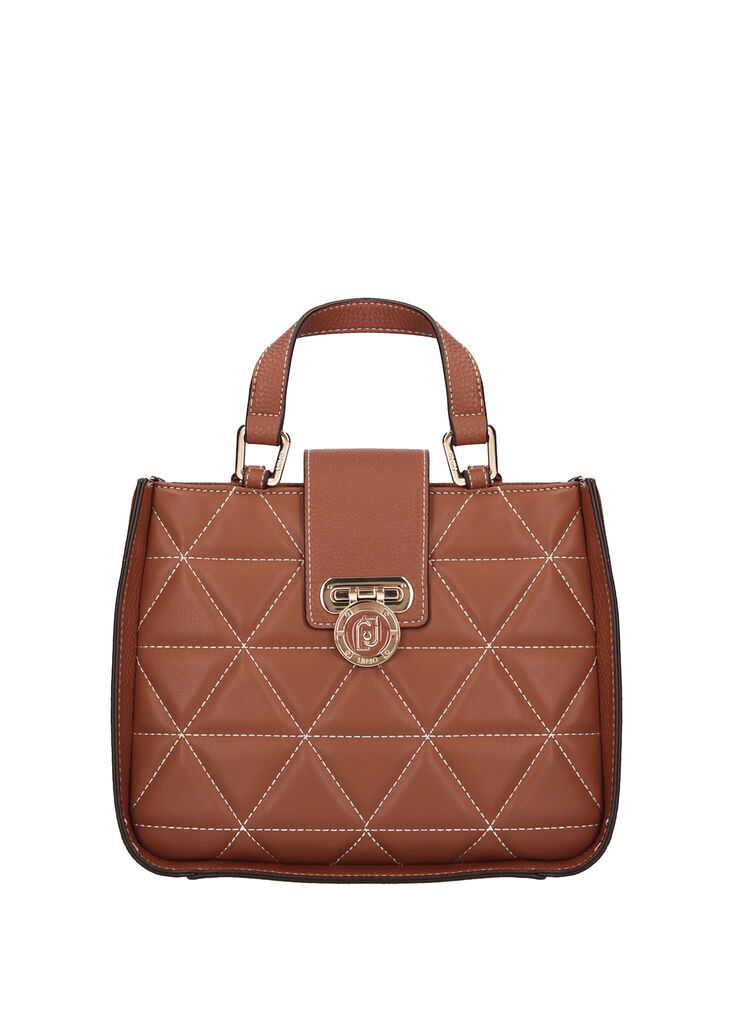 Borsa a mano marrone trapuntata marrone Liu Jo - large image number 0