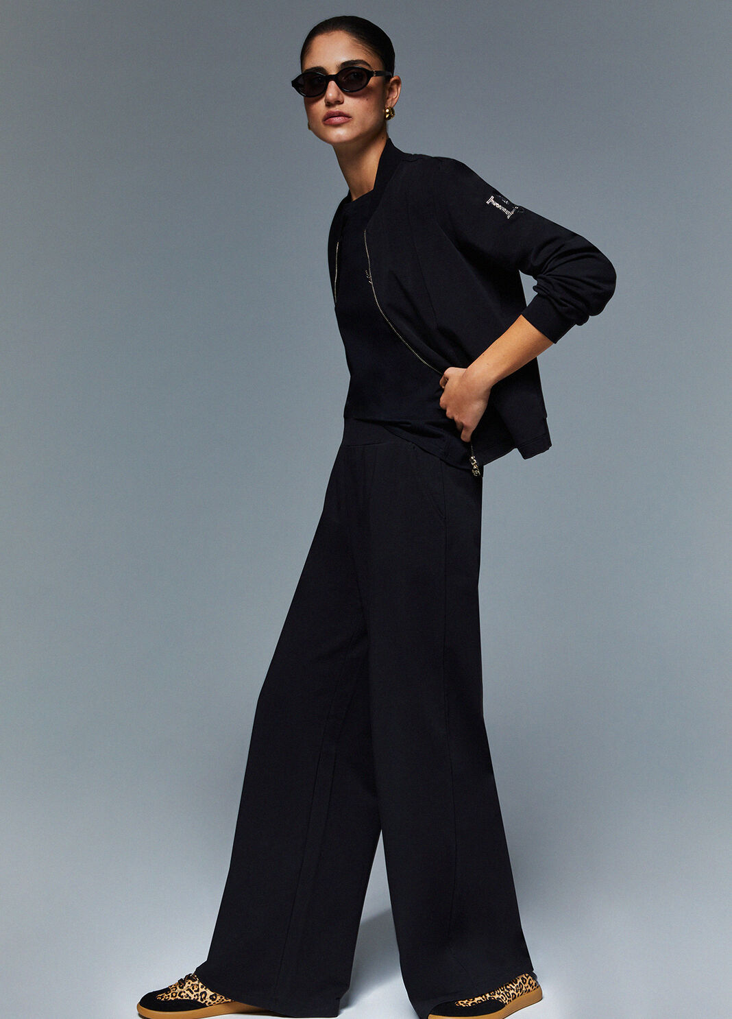 Sweatshirt and trousers set black Liu Jo - large image number 3