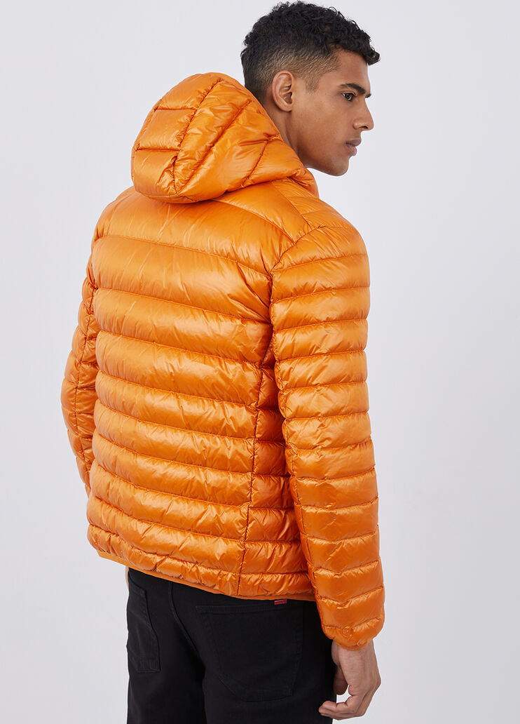 Hooded down jacket orange Liu Jo - large image number 1