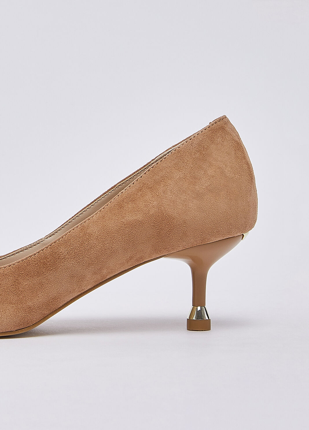 Pumps in suede with heel low camel Liu Jo - large image number 4