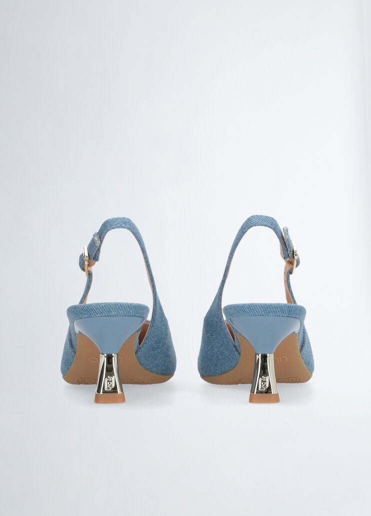 Denim slingbacks denim Liu Jo - large image number 5 Denim slingbacks denim Liu Jo - large image number 5