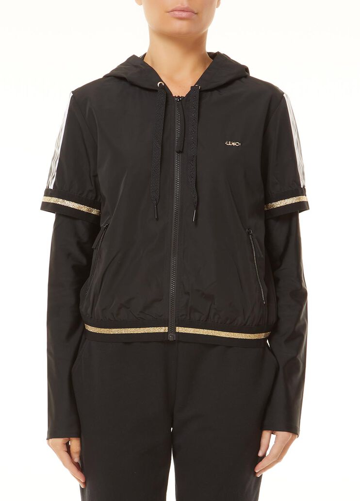 Veste sport avec capuche Noir Liu Jo - large image number 0 Veste sport avec capuche Noir Liu Jo - large image number 0