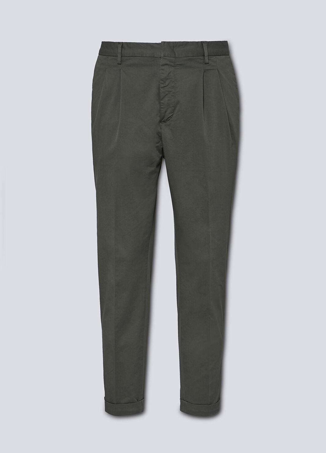 Chinohose im Regular-Slim-Fit milit&auml;rgr&uuml;n Liu Jo - large image number 3