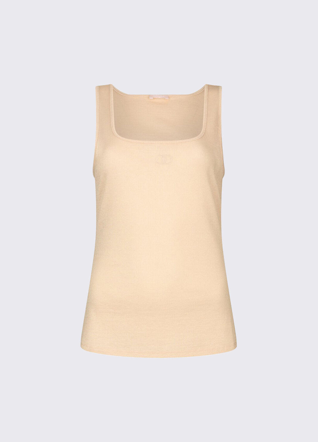 Top with monogram logo champagne Liu Jo - large image number 6