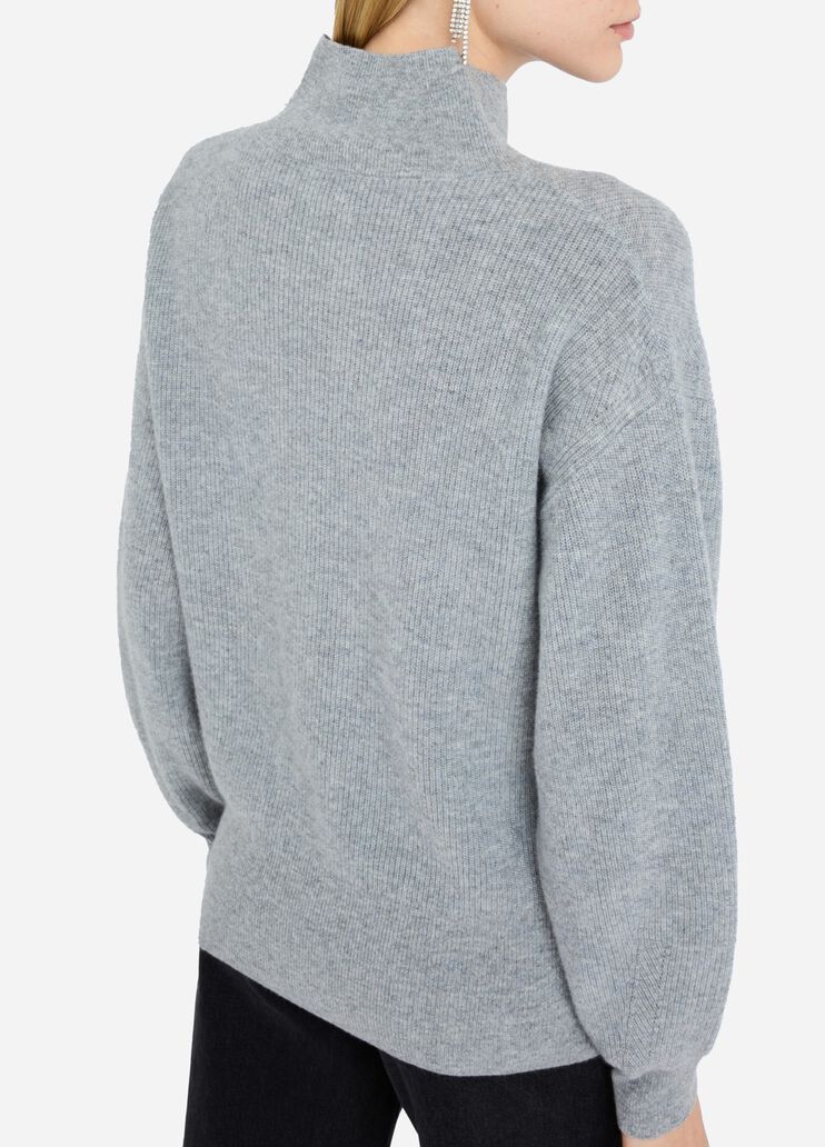 Wool and cashmere sweater grey Liu Jo - large image number 3 Wool and cashmere sweater grey Liu Jo - large image number 3
