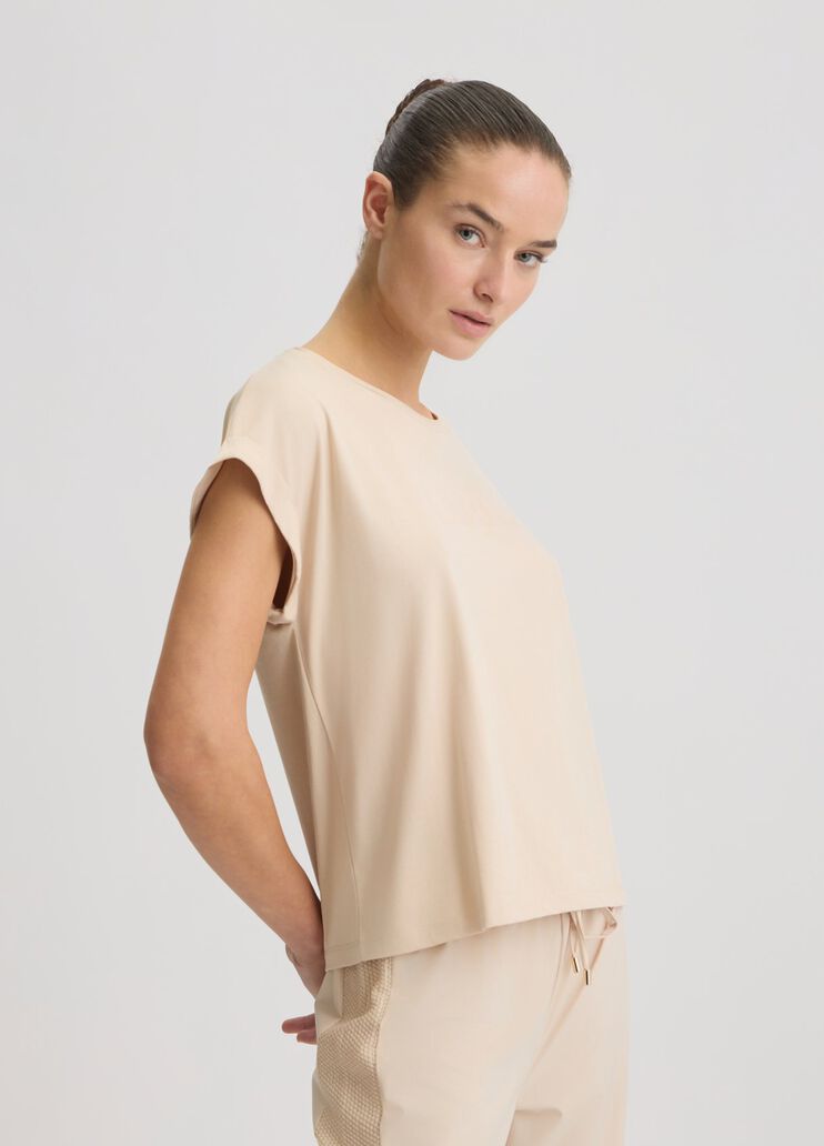 Cotton T-shirt with logo animal print Liu Jo - large image number 3 Cotton T-shirt with logo animal print Liu Jo - large image number 3