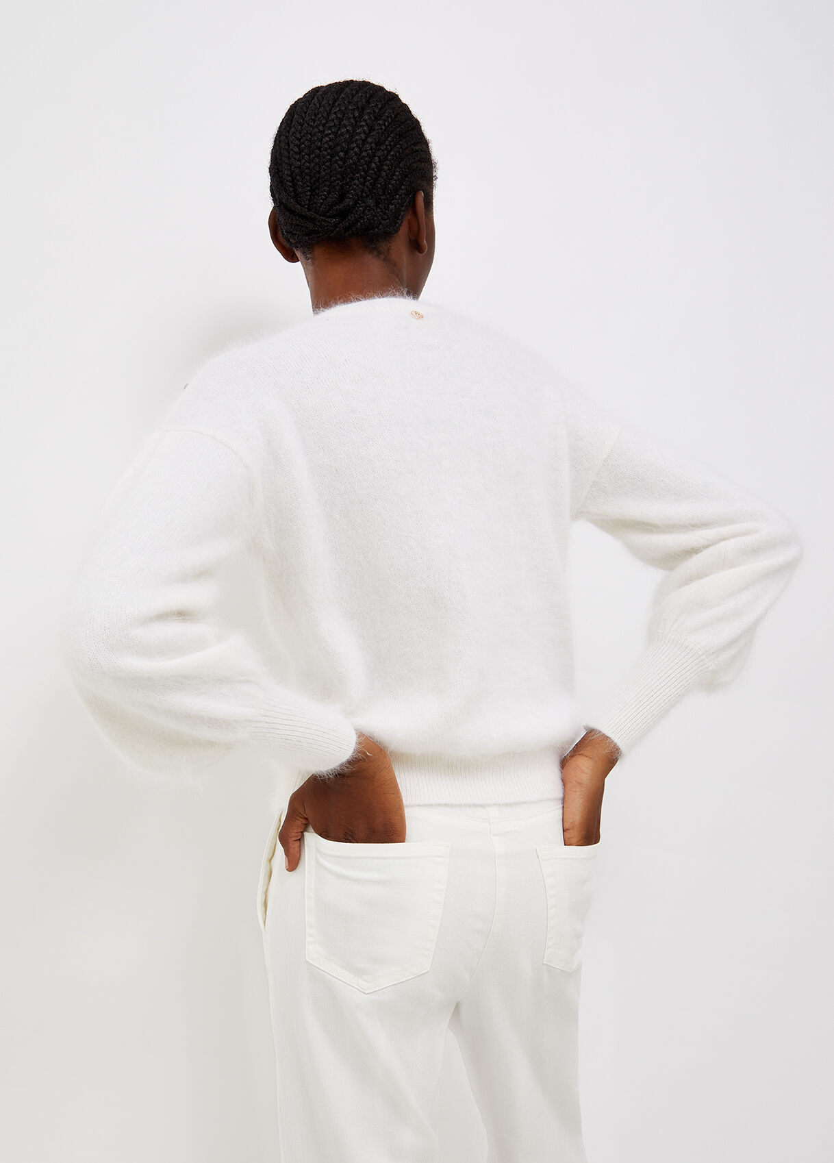トップス amomma PUFF SLEEVE SWEAT Cozy Puff Sleeve Sweatshirt